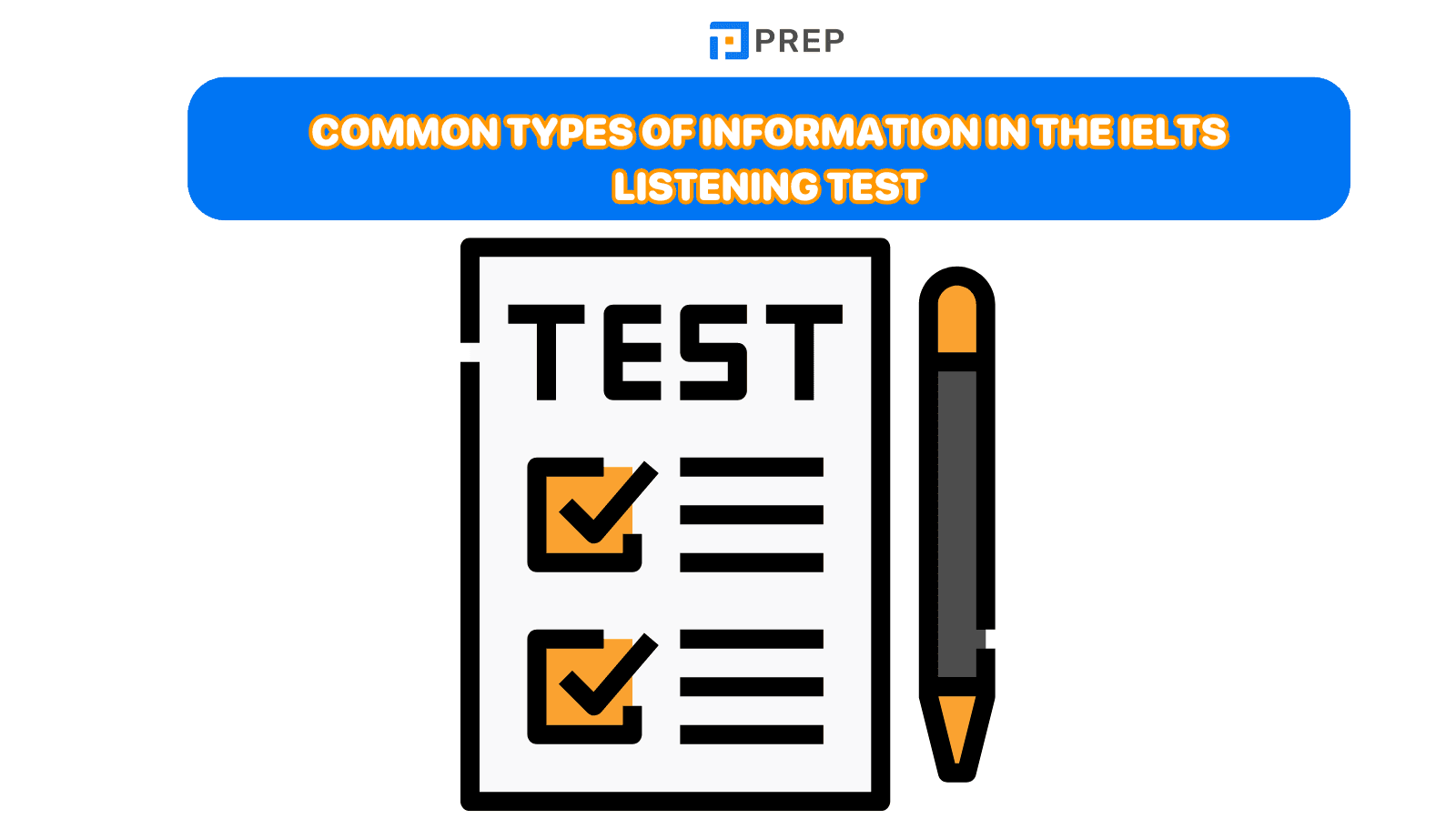 Common types of information in the IELTS Listening test