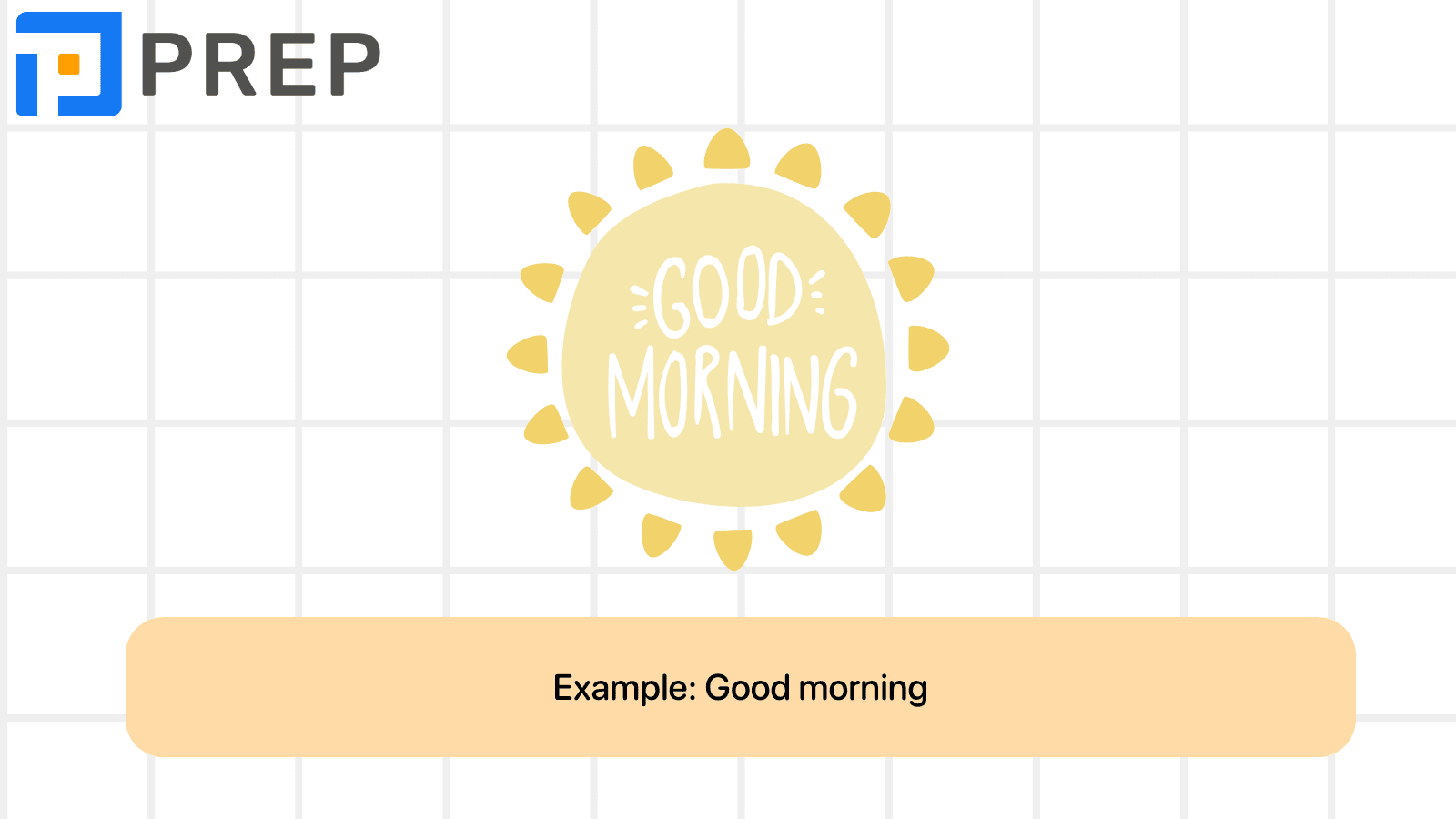 A1 English vocabulary: Greetings