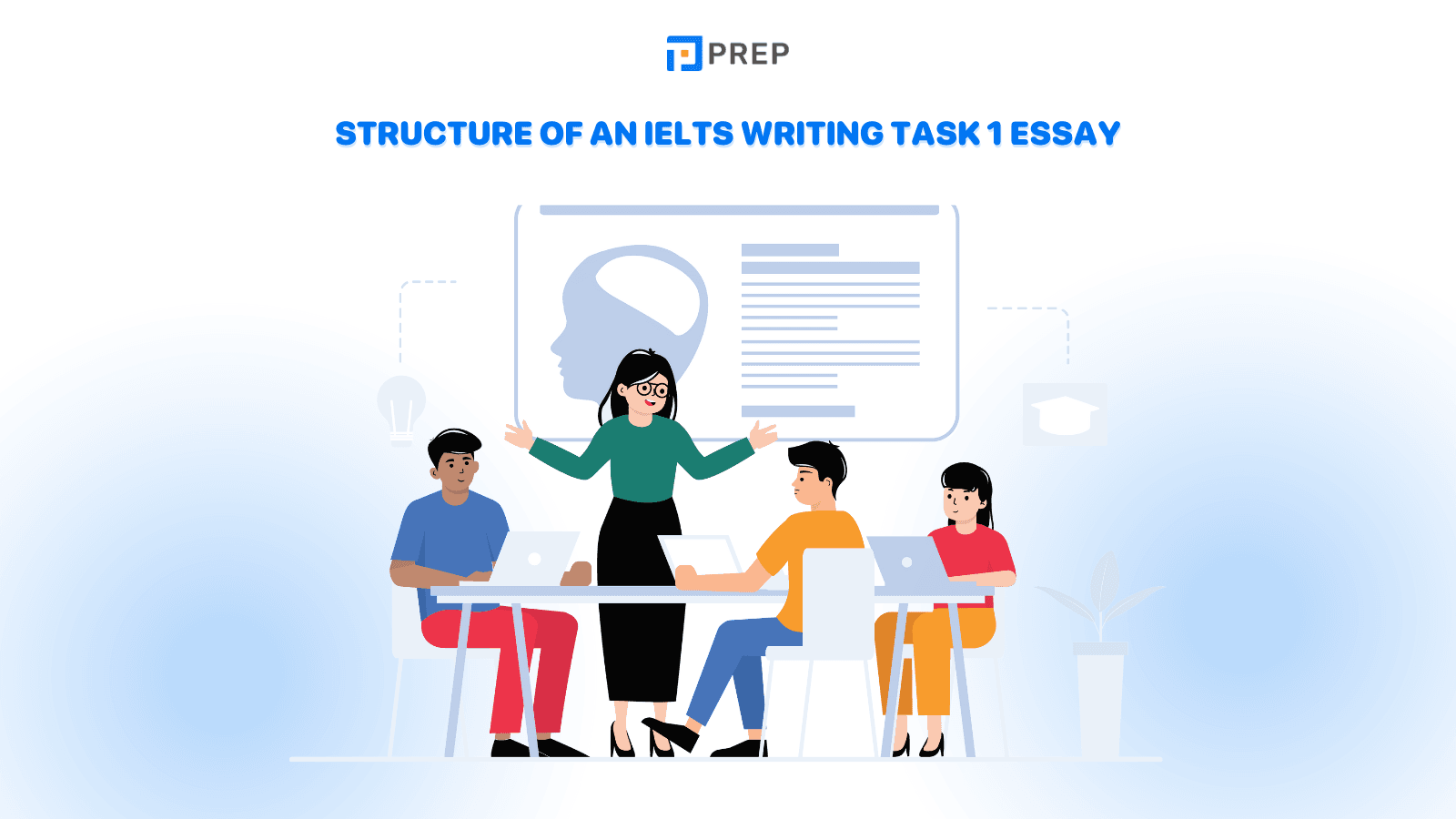 Structure of an IELTS Writing Task 1